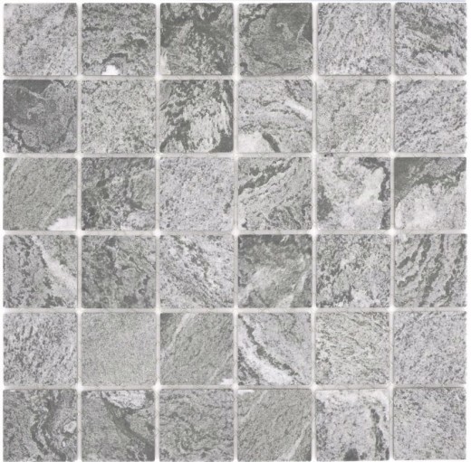 Hand sample mosaic tile natural stone look gray structure bathroom tile backsplash MOS16-HWA4GY_m