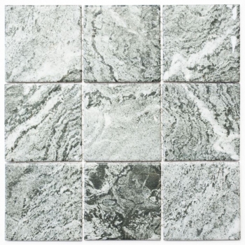 Hand pattern mosaic tile ceramic stone look structure gray tile backsplash kitchen MOS22-HWA9GY_m