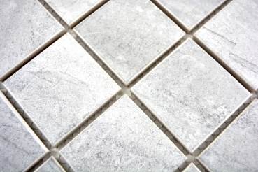 Mosaic tile natural stone look texture travertine gray tile backsplash MOS16-0211_f | 10 mosaic mats