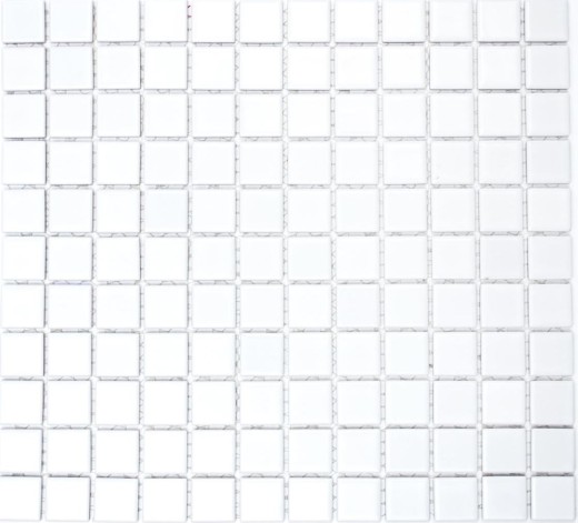 Ceramic mosaic mosaic tiles white glossy kitchen wall shower pool MOS18-0102