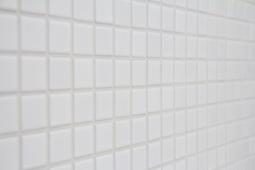 Ceramic mosaic white matt bath tub cladding Kitchen tile MOS18-0111