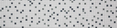 Hand pattern mosaic tile ceramic mosaic white black gray structure floor bathroom MOS18-0307_m