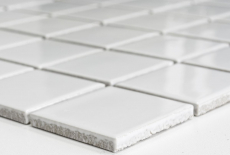 Mosaic tile ceramic white glossy tile mirror bathroom wall MOS16B-0101_f