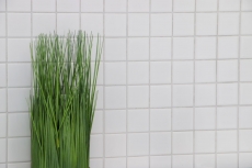 Ceramic mosaic tile white glossy tile mirror bathroom wall MOS16B-0101
