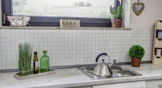 Ceramic mosaic tile white glossy tile mirror bathroom wall MOS16B-0101