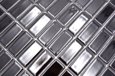Rod mosaic tile ceramic black glossy bathtub cladding MOS24B-0301