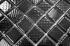 Ceramic mosaic mosaic tiles BLACK GLOSSY STRUCTURE Kitchen splashback MOS18-CG123