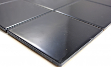 Mosaic tile ceramic black glossy tiles wall tiles bathroom tile MOS23-0301_f