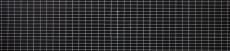 Mosaic tile ceramic rods black matt tile WC bathroom tile MOS24B-0311_f