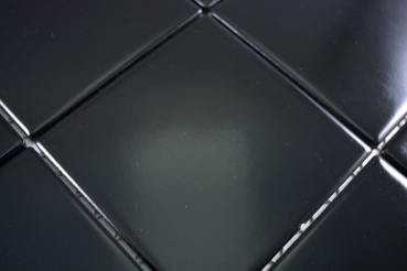 Hand pattern mosaic tile ceramic black matt tile WC bathroom tile MOS23-0311_m