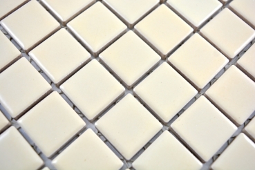 Hand-painted mosaic tile magnolia beige glossy tile backsplash ceramic mosaic MOS18D-1902_m