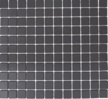 Mosaic tile ceramic black unglazed non-slip shower tray floor tile floor tile kitchen tile - MOS18B-0311-R10