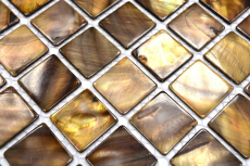 Shell mosaic mother-of-pearl beige brown tile backsplash kitchen wall MOS150-SM2569_f