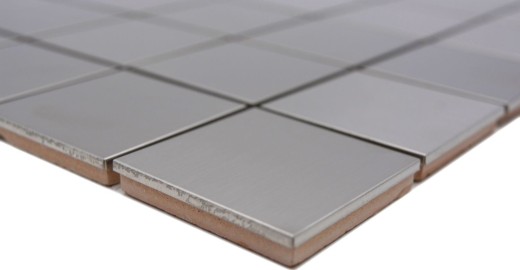 Stainless steel mosaic tile silver brushed matt tile backsplash kitchen wall MOS129-48D