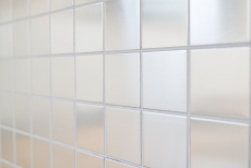 Stainless steel mosaic tile silver brushed matt tile backsplash kitchen wall MOS129-48D