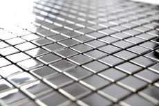 Hand pattern mosaic tile stainless steel silver silver steel glossy tile backsplash kitchen MOS129-15G_m