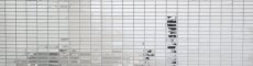 Stainless steel mosaic tile silver rectangular glossy backsplash kitchen wall MOS129-0215