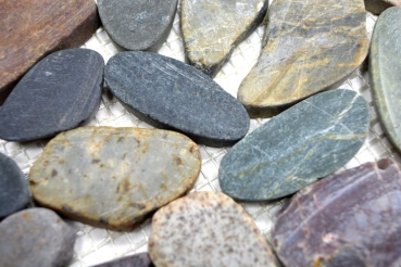 River pebbles Stone pebbles cut sand green red anthracite Shower tray Shower tray Kitchen Wall Bathroom - MOS30-0104