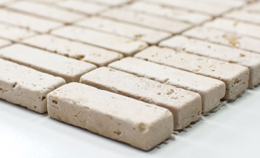 Mosaic tile Travertine natural stone beige Chiaro Antique Travertine MOS43-46158_f