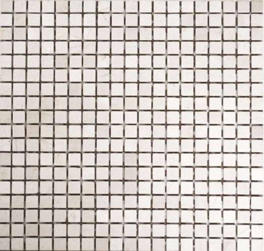 Marble mosaic stones natural stone cream light beige mini square - MOS38-0104