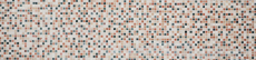Hand-painted mosaic tile marble natural stone cream beige red green random MOS38-1204_m