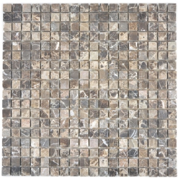 Hand-painted mosaic tile marble natural stone beige Castanao MOS38-1313_m