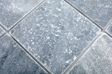 Tile marble natural stone Bardiglio light gray anthracite natural stone tile antique look tile backsplash shower tray wall tile - MOSF-45-40010