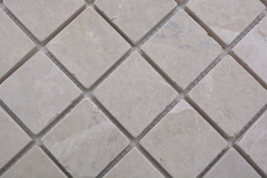 Marble mosaic tile natural stone ivory cream light beige tile backsplash wall tile kitchen bathroom - MOS36-0106