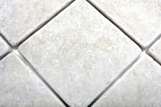 Tile marble natural stone Ibiza white cream gray natural stone tile antique look floor tile shower tray wall tile WC - MOSF-45-42010