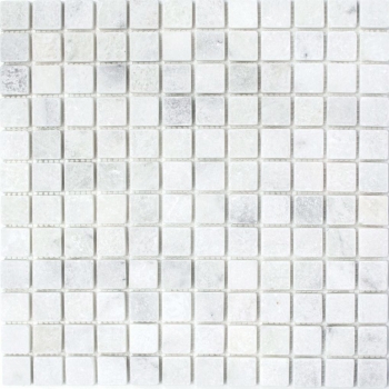Hand-painted mosaic tile marble natural stone white Ibiza Antique Marble MOS40-42023_m