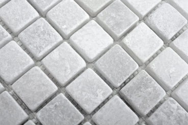 Hand-painted mosaic tile marble natural stone white Ibiza Antique Marble MOS40-42023_m