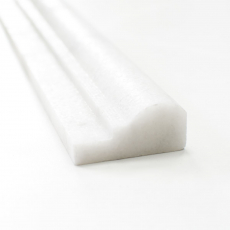 Border marble natural stone white profile Ogee1 Ibiza Antique Marble MOSProf-42348_f