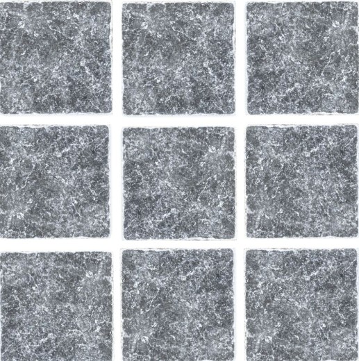 Tile marble natural stone nero black anthracite dark gray natural stone tile antique look floor tile kitchen wall - MOSF-45-46093