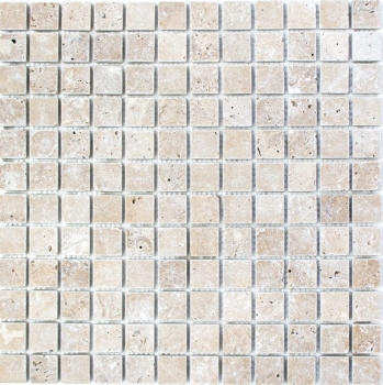 Mosaic tile travertine natural stone walnut Noce Antique Travertine MOS43-44023_f