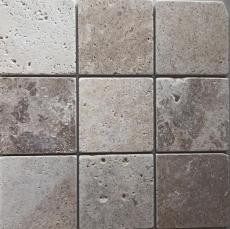 Tile Travertine natural stone Chiaro beige cream natural stone tile antique look shower tray shower wall kitchen tile - MOSF-45-46079