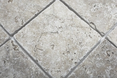 Tile Travertine natural stone Chiaro beige cream natural stone tile antique look shower tray shower wall kitchen tile - MOSF-45-46079