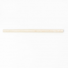 Border Travertine natural stone Chiaro beige cream natural stone profile Pencil antique look wall BOden kitchen WC sauna - MOSPENC-46315