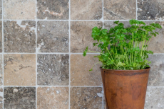 Tile Travertine natural stone Silver silver white gray light gray natural stone tile silver antique look shower tray wall tile kitchen - MOSF-45-47010