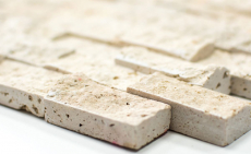 Travertine stone wall stones wall natural stone beige brick split face 3D look tile backsplash kitchen tile wall - MOS43-46248