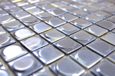 Hand sample mosaic tile ECO Recycling GLAS ECO black metallic 3DR MOS350-18_m