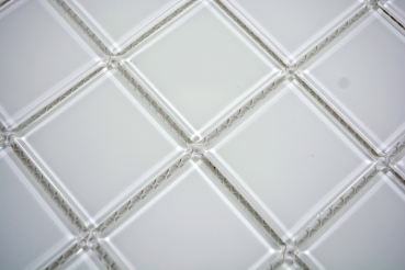 Hand-painted mosaic tile Translucent glass mosaic Crystal super white BATH WC Kitchen WALL MOS69-0101_m