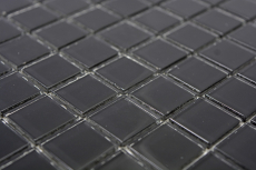 Hand-painted mosaic tile Translucent glass mosaic Crystal black BATH WC Kitchen WALL MOS63-0302_m