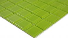 Hand-painted mosaic tile Translucent glass mosaic Crystal green BATH WC Kitchen WALL MOS63-0507_m