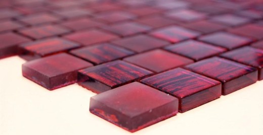 Mosaic tile Glass mosaic Crystal frosted glass pink clear frosted MOS78-CF87