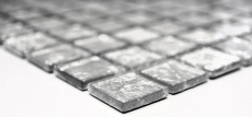 Glass mosaic silver mosaic tile structure BATH WC kitchen WALL MOS68-4SB11