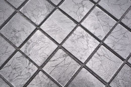 Glass mosaic silver mosaic tile tile backsplash structure BATH WC kitchen WALL MOS68-4SB21
