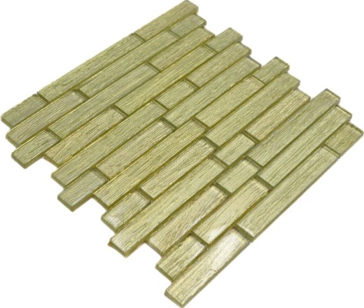 Glass mosaic gold mosaic tile composite chic backsplash kitchen shower wall MOS86-8CGO