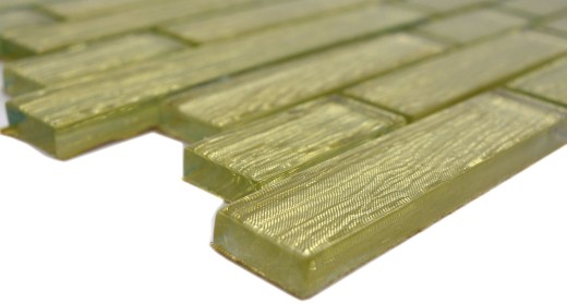 Glass mosaic gold mosaic tile composite chic backsplash kitchen shower wall MOS86-8CGO