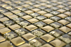 Glass mosaic gold mosaic tile electroplated glass BATH WC kitchen WALL tile backsplash kitchen shower wall MOS92-0707