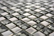 Hand pattern mosaic tile translucent glass mosaic Crystal EP silver glass BATH WC kitchen WALL MOS92-0218_m